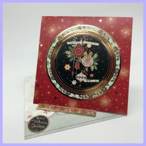 Merry Christmas with love handcrafted Christmas Card